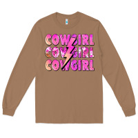 Toasted Coconut cowgirl cowgirl lightning bolt Long Sleeve Tee - Zillion Design Studio