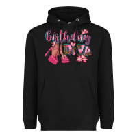 Black birthday diva Heavyweight Hoodie - AdoDesignShop