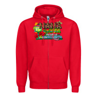 Red Mama Cita Needs a Margarita Zipper Hoodie - texasbilliewilder