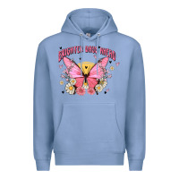 Colony Blue brighter days ahead Premium Hoodie - MaliasSmallBusiness