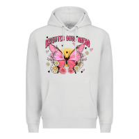Dove Grey brighter days ahead Premium Hoodie - MaliasSmallBusiness