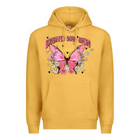 Mustard brighter days ahead Premium Hoodie - MaliasSmallBusiness