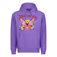 Purple brighter days ahead Premium Hoodie - MaliasSmallBusiness