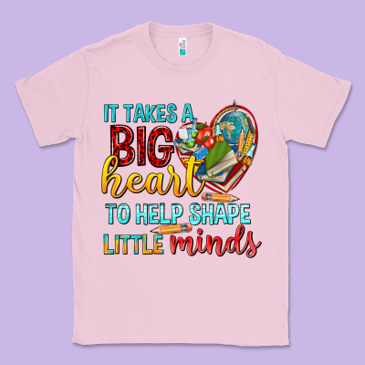 Big Heart To Help Shape Little Minds Tbw Classic Tee Designed By Texasbilliewilder