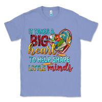 Colony Blue big heart to help shape little minds tbw Classic Tee - texasbilliewilder