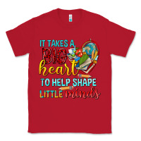 Red big heart to help shape little minds tbw Classic Tee - texasbilliewilder