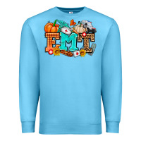 Ocean Blue emt with fall Premium Sweatshirt - AdoDesignShop