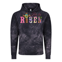 Cloud Black easter he ıs risen Vintage Hoodie - AdoDesignShop