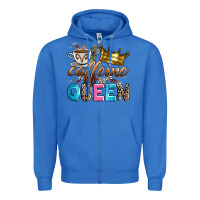 True Royal caffeine queen Zipper Hoodie - Zillion Design Studio