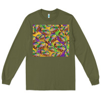 Army Green Mardi gras king cake Long Sleeve Tee - RanaPortraitStore