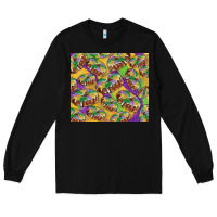 Black Mardi gras king cake Long Sleeve Tee - RanaPortraitStore