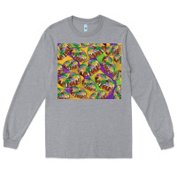 Heather Grey Mardi gras king cake Long Sleeve Tee - RanaPortraitStore