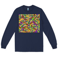 Navy Mardi gras king cake Long Sleeve Tee - RanaPortraitStore