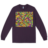 Plum Mardi gras king cake Long Sleeve Tee - RanaPortraitStore