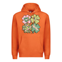Carrot st patricks day clover Premium Hoodie - MaliasSmallBusiness