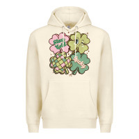 Sandshell st patricks day clover Premium Hoodie - MaliasSmallBusiness