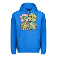 True Royal st patricks day clover Premium Hoodie - MaliasSmallBusiness