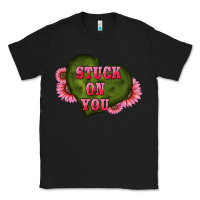 Black valentine's day stuck on you heart sunflowers Classic Tee - RanaPortraitStore