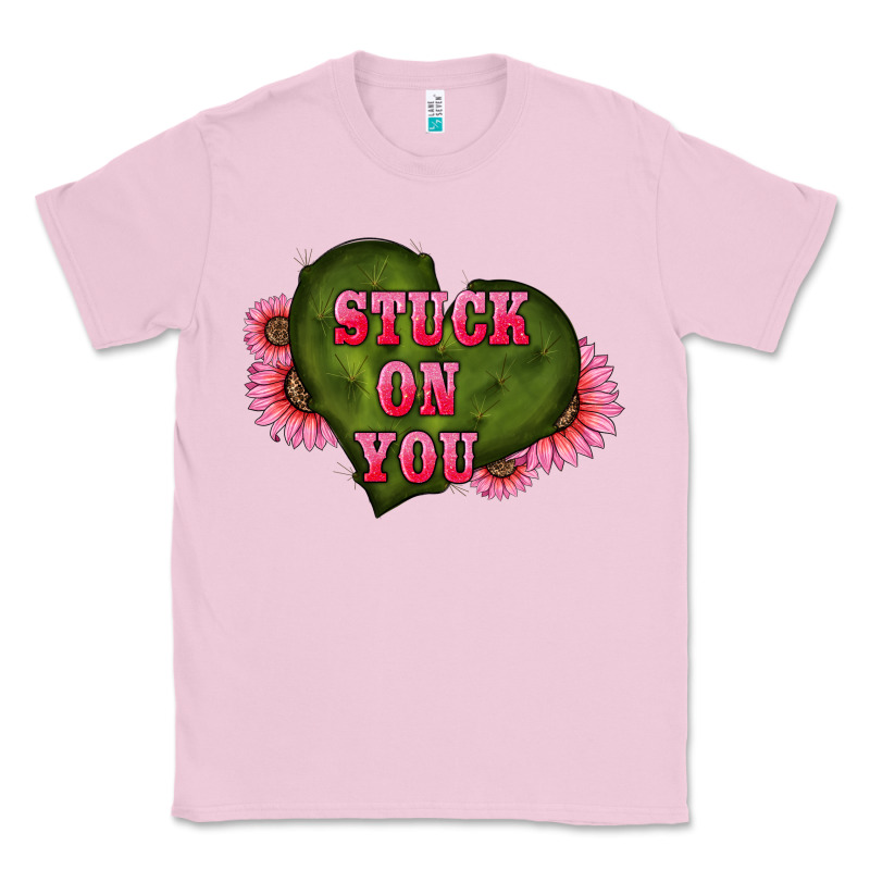 Valentine's Day Stuck On You Heart Sunflowers Classic Tee by RanaPortraitStore | Teevron