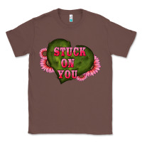 Chestnut valentine's day stuck on you heart sunflowers Classic Tee - RanaPortraitStore