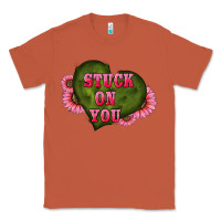 Copper valentine's day stuck on you heart sunflowers Classic Tee - RanaPortraitStore