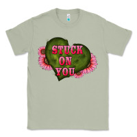 Matcha valentine's day stuck on you heart sunflowers Classic Tee - RanaPortraitStore