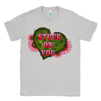 Moon Dust valentine's day stuck on you heart sunflowers Classic Tee - RanaPortraitStore
