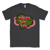 Smoke valentine's day stuck on you heart sunflowers Classic Tee - RanaPortraitStore