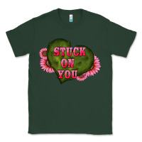 Sports Green valentine's day stuck on you heart sunflowers Classic Tee - RanaPortraitStore