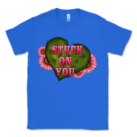 True Royal valentine's day stuck on you heart sunflowers Classic Tee - RanaPortraitStore