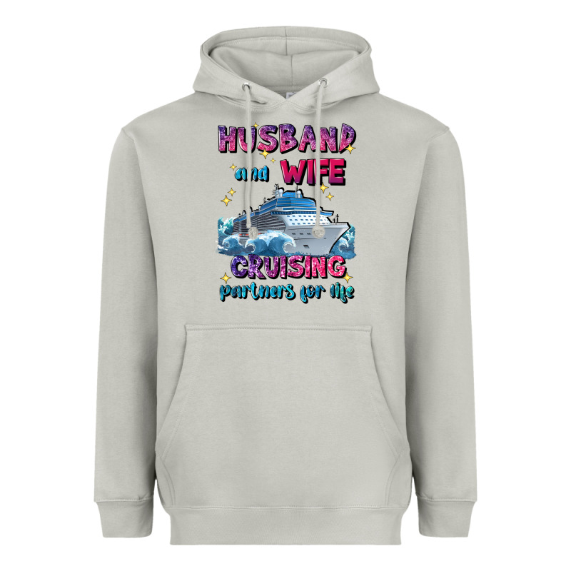 Husband And Wife Cruising Partners For Life Heavyweight Hoodie by JahusDesignShop | Teevron