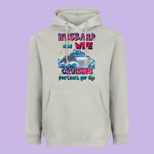 Husband And Wife Cruising Partners For Life Heavyweight Hoodie Designed By Jahusdesignshop