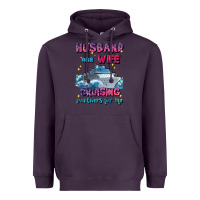 Plum husband and wife cruising partners for life Heavyweight Hoodie - JahusDesignShop