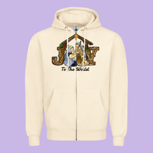 Christmas Oh Holly Night Zipper Hoodie Designed By Ranaportraitstore