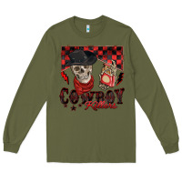 Army Green cowboy killer Long Sleeve Tee - Zillion Design Studio