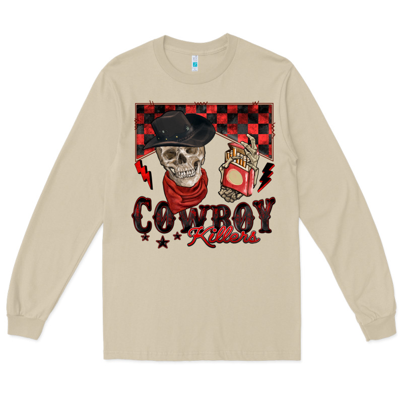 Cowboy Killer Long Sleeve Tee by Zillion Design Studio | Teevron