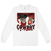 White cowboy killer Long Sleeve Tee - Zillion Design Studio