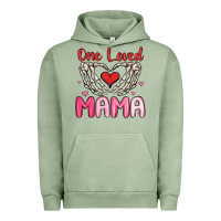 Pigment Oil Green one loved mama Urban Hoodie - MaliasSmallBusiness