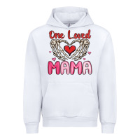 White one loved mama Urban Hoodie - MaliasSmallBusiness