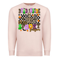 Pale Pink dead inside but its spooky season Premium Sweatshirt - AdoDesignShop