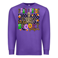 Purple dead inside but its spooky season Premium Sweatshirt - AdoDesignShop