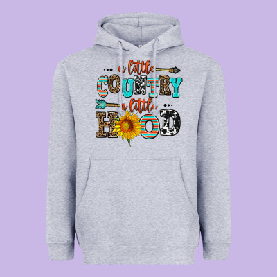 A Little Country A Little Hood Heavyweight Hoodie Designed By Adodesignshop