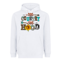 White a little country a little hood Heavyweight Hoodie - AdoDesignShop