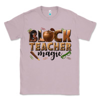 Lilac black teacher magic melanin Classic Tee - texasbilliewilder