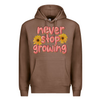 Chestnut never stop growing Premium Hoodie - MaliasSmallBusiness