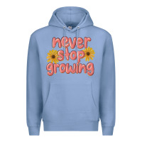 Colony Blue never stop growing Premium Hoodie - MaliasSmallBusiness