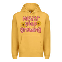Mustard never stop growing Premium Hoodie - MaliasSmallBusiness