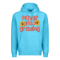 Ocean Blue never stop growing Premium Hoodie - MaliasSmallBusiness
