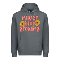 Rock never stop growing Premium Hoodie - MaliasSmallBusiness