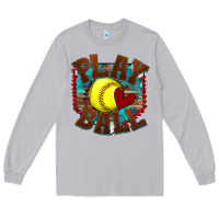 Moon Dust play ball softball Long Sleeve Tee - texasbilliewilder